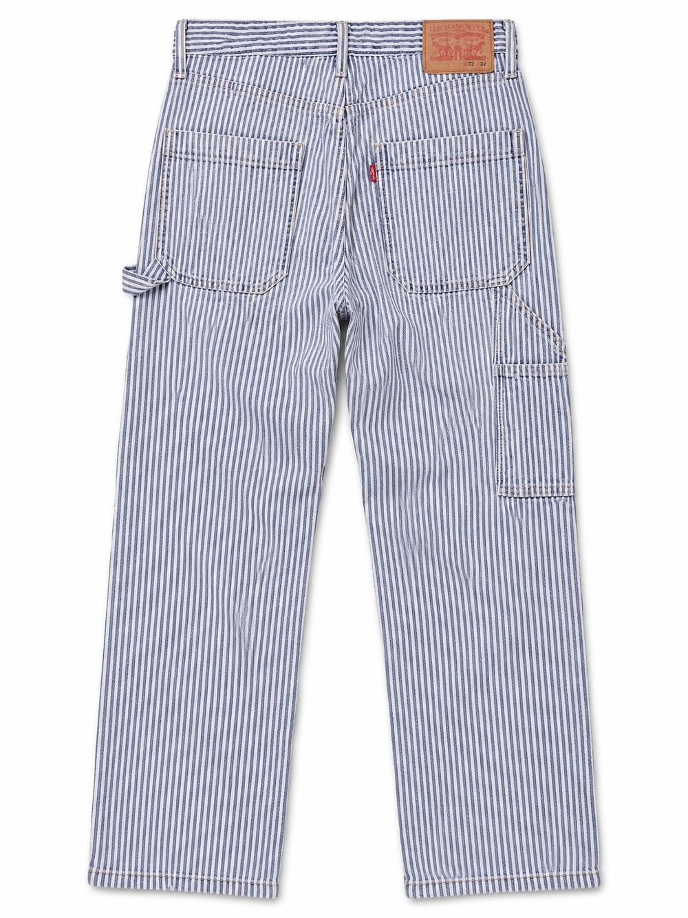 Levi's Men's Blue Stripe Carpenter Pants